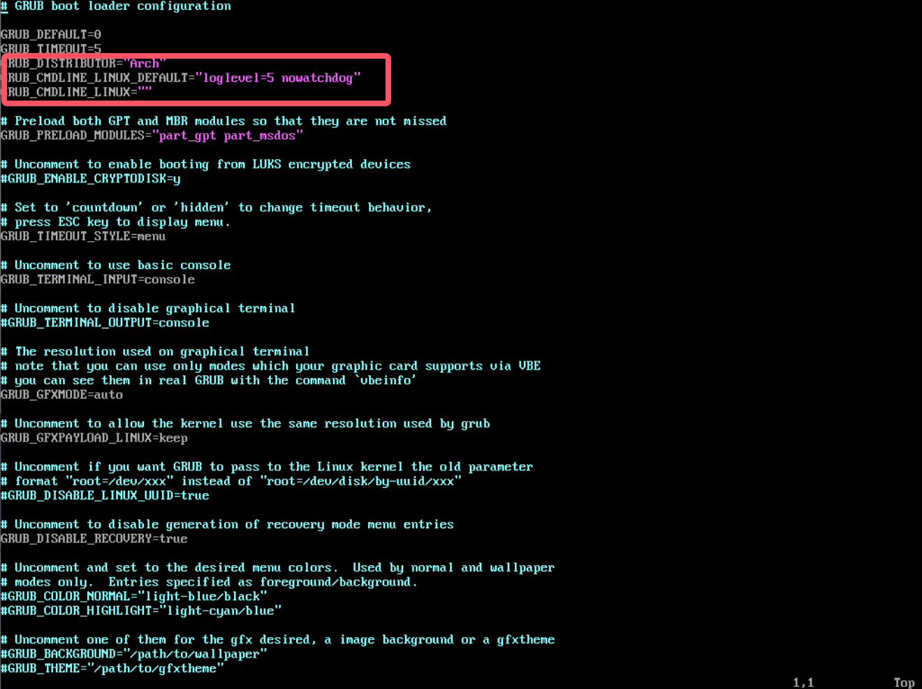 grub-config